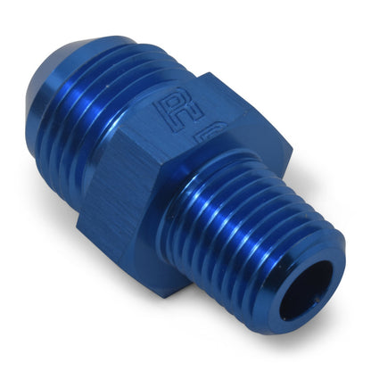 Russell Performance -6 AN to 3/8in NPT Straight Flare to Pipe (Blue) (25 pcs.) 660468 660468 Photo - out of package