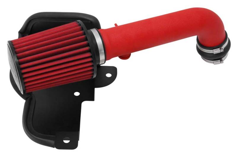 AEM Induction AEM 2015 Volkswagen Golf GTI 2.0L Cold Air Intake System Wrinkle Red 21-746WR 21-746WR Photo - lifestyle view
