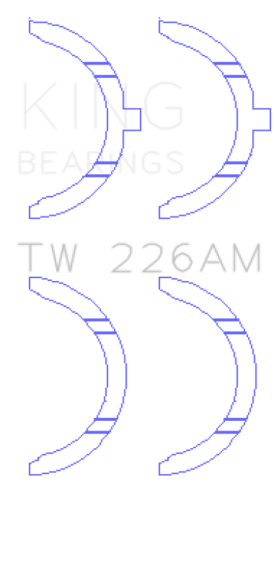 King Engine Bearings King Toyota 3SGTE Thrust Washer Set TW226AM TW226AM Photo - Primary