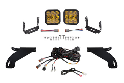 Diode Dynamics 21-22 Ford F-150 SS5 Bumper LED Pod Light Kit - Sport Yellow Combo DD7327 DD7327 Photo - Primary