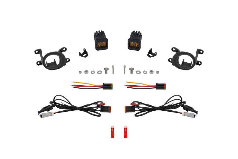 Diode Dynamics 23-24 Toyota GR Corolla SSC1 LED Fog Light Kit - Yellow SAE Fog DD8290 DD8290 Photo - Primary