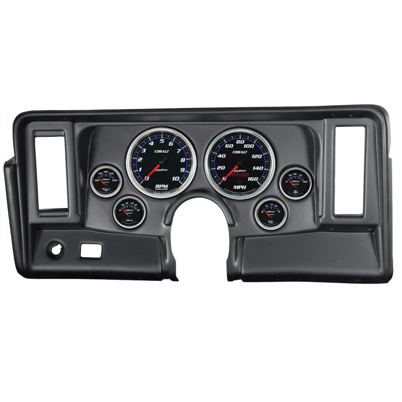 Autometer Cobalt 69-76 Nova Dash Kit 6pc Tach / MPH / Fuel / Oil / WTMP / Volt 7024-CB 7024-CB Photo - Primary