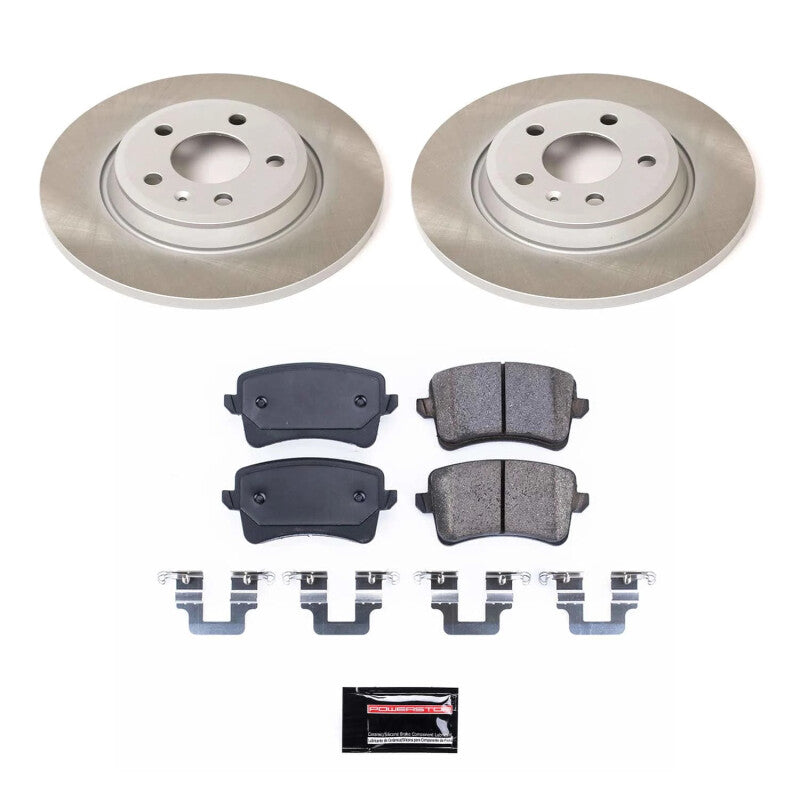 PowerStop Power Stop 13-16 Audi allroad Rear Semi-Coated Rotor Kit SC4745 SC4745 Photo - Primary