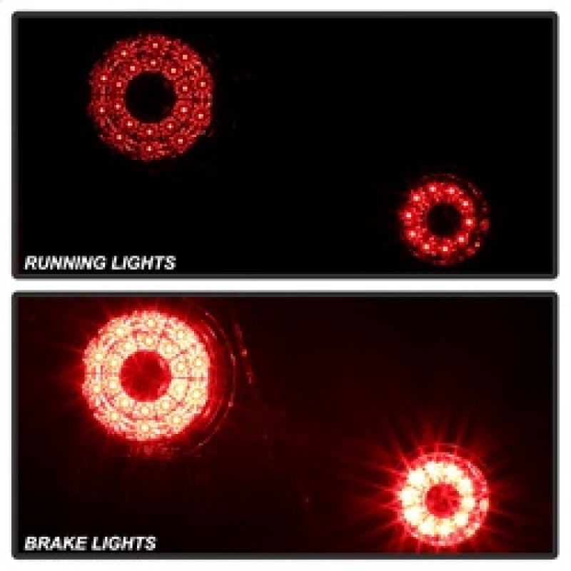 Spyder 01-03 Lexus IS300 LED Tail Lights - Red Clear ALT-YD-LIS300-LED-SET-RC 5085061 5085061 Photo - Unmounted
