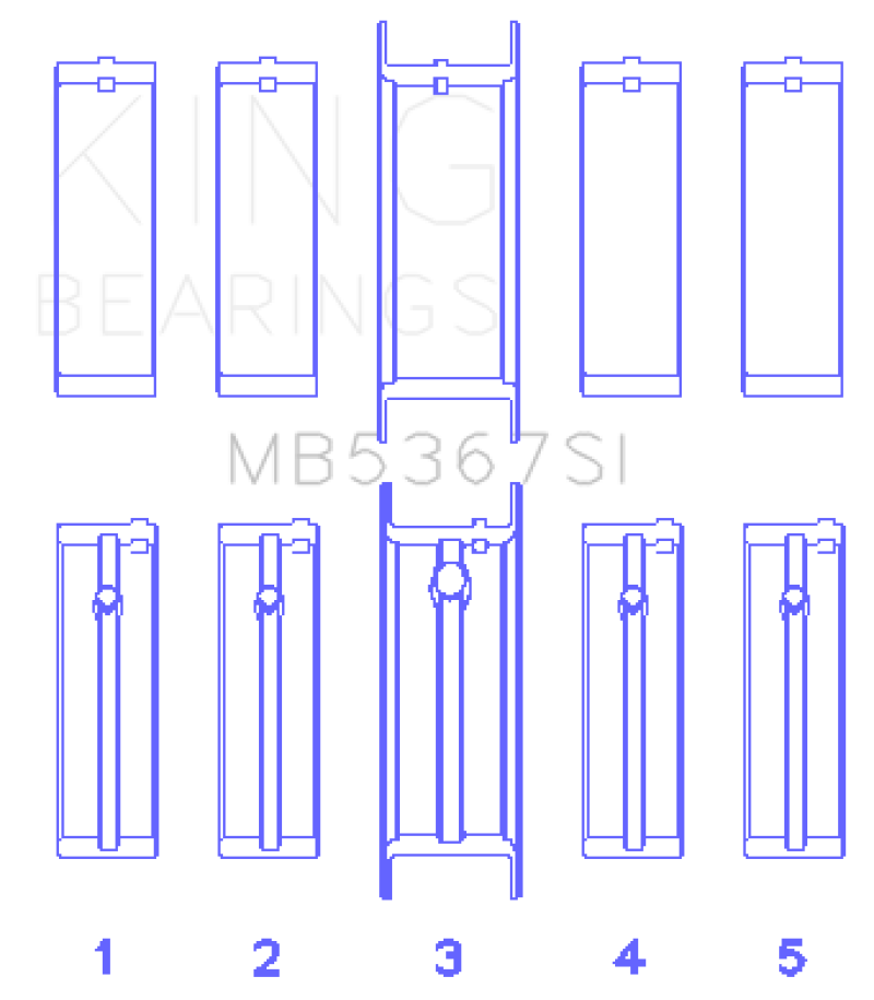 King Engine Bearings KING Main Bearings Engine Components Bearings main image