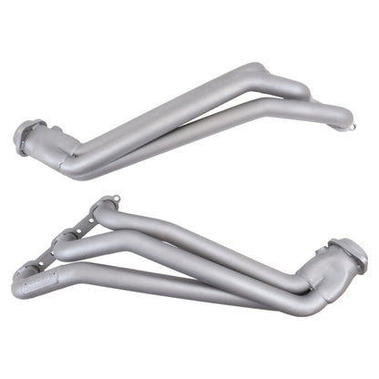 BBK 05-10 Dodge Challenger V6 Long Tube Exhaust Headers And Y Pipe And Converters - 1-5/8 Chrome 4055 4055 Photo - Primary