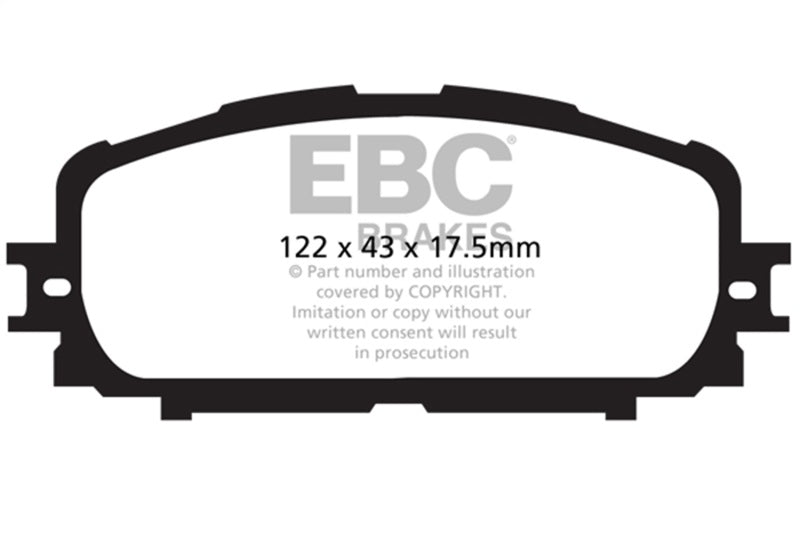 EBC Disc Brake Pad Set UD1628 Photo - Primary
