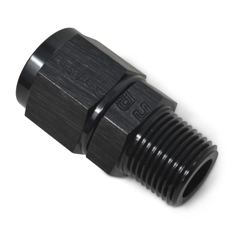 Russell -6 AN AN Female To Male NPT (Black Finish) 614225 Photo - out of package