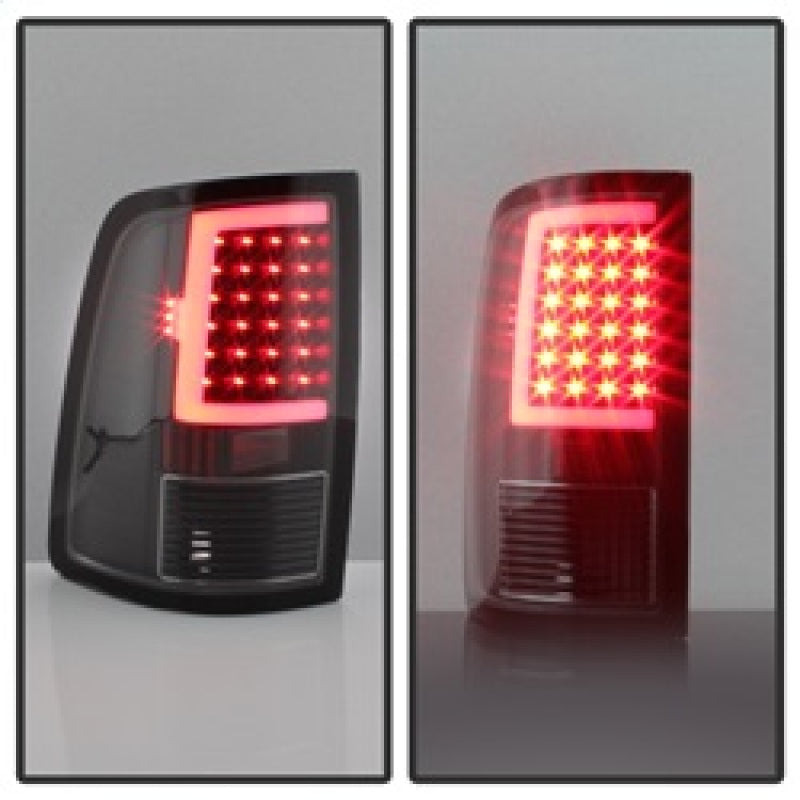SPYDER xTune 09-18 Dodge Ram 1500 (Incandescent Model) LED Tail Lights - Blk (ALT-ON-DR09-LBLED-BK) 5082206 5082206 Photo - Unmounted