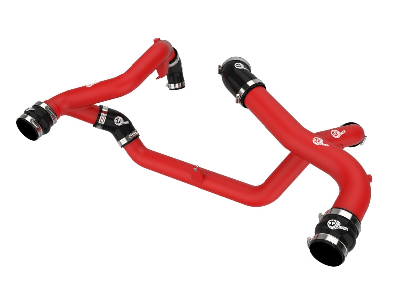 aFe 22-23 Ford Explorer BladeRunner Aluminum Hot and Cold Charge Pipe Kit - Red 46-20674-R 46-20674-R Photo - Primary