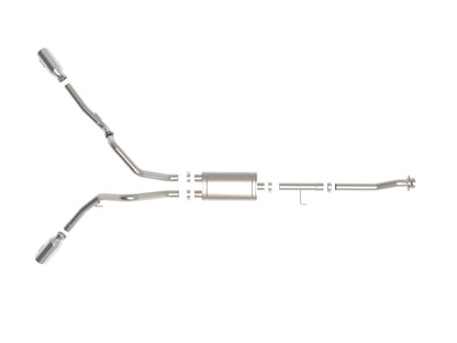 aFe Vulcan 3in 304 SS Cat-Back Exhaust 2021 Ford F-150 V6 2.7L/3.5L (tt)/V8 5.0L w/ Polished Tips 49-33126-P 49-33126-P Photo - Unmounted