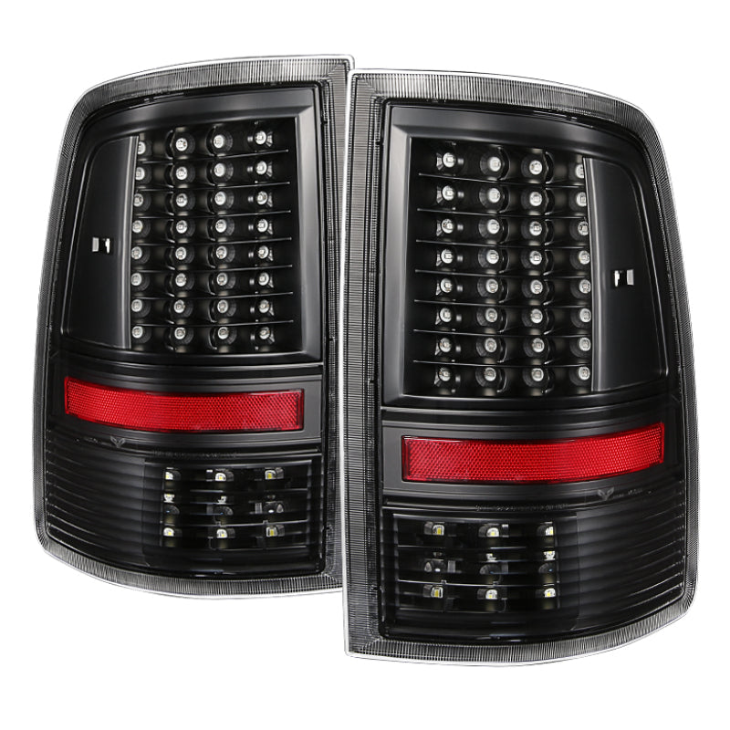 SPYDER Xtune Dodge Ram 1500 09-14 LED Tail Lights Incandescent Model Only Black ALT-JH-DR09-LED-G2-BK 9034824 9034824 Photo - Primary