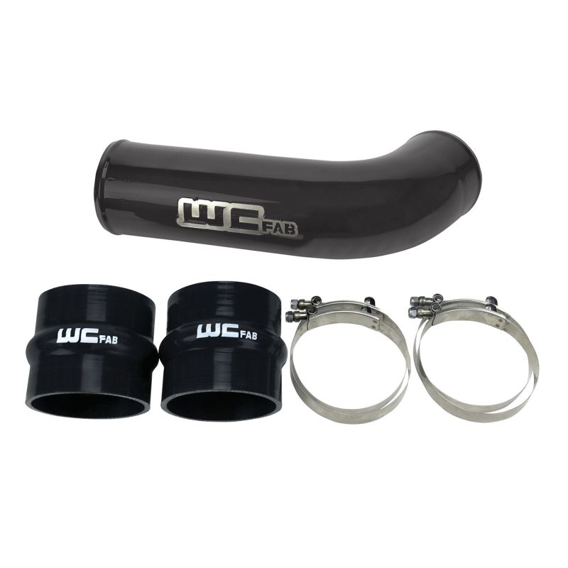 Wehrli 17-19 Chevrolet 6.6L L5P Duramax 4in Intake Pipe (Use w/OEM Air Box) - Orange Frost WCF100709-OF WCF100709-OF User 1