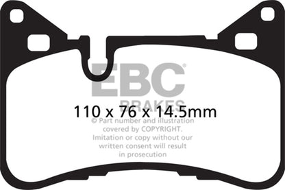 EBC Disc Brake Pad Set DP32117C Photo - Primary