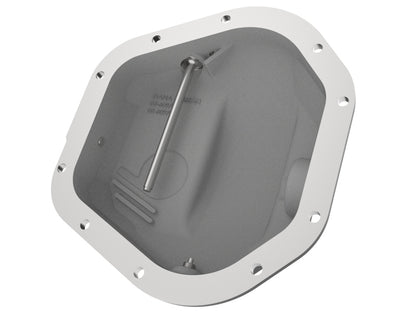 aFe Pro Series Dana 60 Front Differential Cover Black w/ Machined Fins 17-20 Ford Trucks (Dana 60) 46-71100B 46-71100B Photo - Unmounted