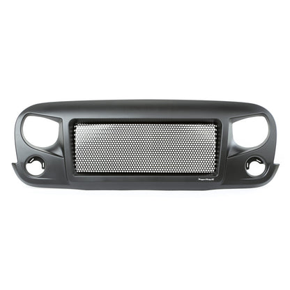 Rugged Ridge Spartan Grille,Satin Black;07-18 Jeep Wrangler JK 12034.01 Photo - Primary