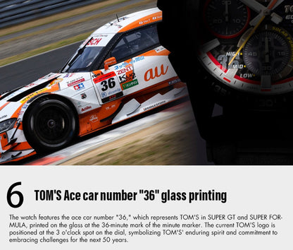 TOM'S Racing 50th Anniversary TOM'S x EDIFICE KP47 Collaboration Watch ** SOLD OUT **