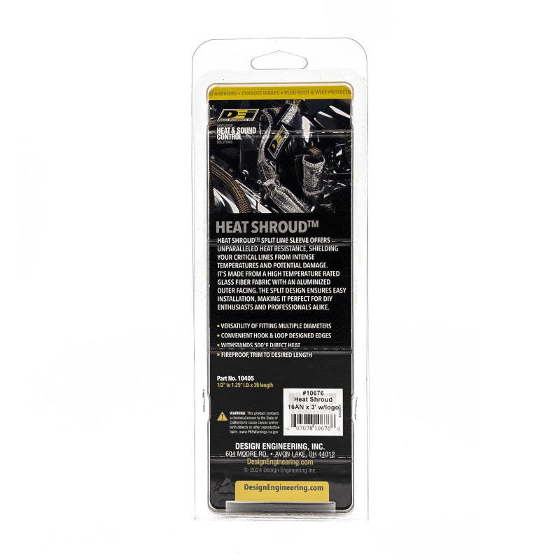 DEI Heat Shroud AN Line 16AN x 3ft 10676 10676 Photo - in package