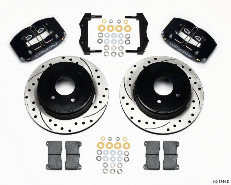 Wilwood Dynapro Radial Rear Kit 12.19in Drilled 2004-2006 Pontiac GTO 140-8754-D 140-8754-D Photo - Primary