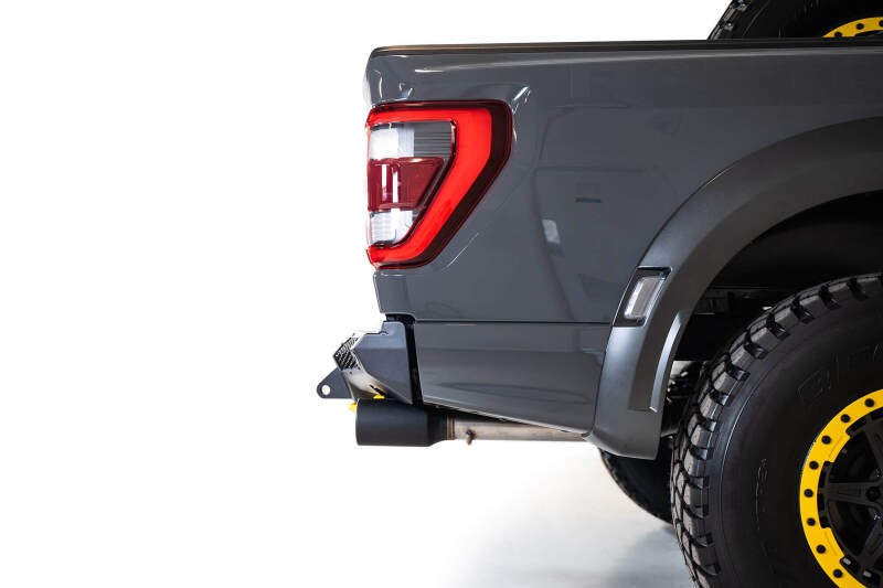 Addictive Desert Designs 21-22 Ford Raptor HoneyBadger Rear Bumper R210151430103 R210151430103 Photo - Mounted