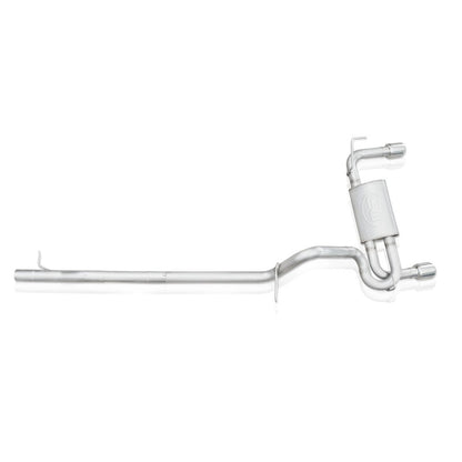 Stainless Works 2012-17 Jeep Wrangler Catback Exhaust JPJKUCB JPJKUCB Photo - Unmounted