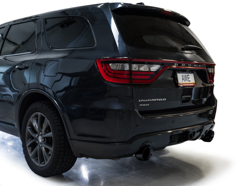 AWE Tuning 11-24 Dodge Durango 5.7L Track Edition Exhaust w/ Diamond Black Tips 3020-33575 3020-33575 Photo - Mounted