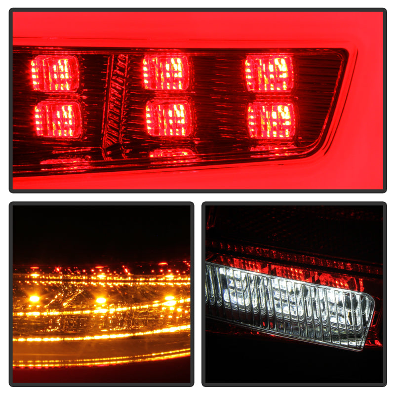 Spyder 08-11 Subaru Impreza WRX 4DR LED Tail Lights - Red Clear ALT-YD-SI084D-LED-RC 5087973 5087973 User 5