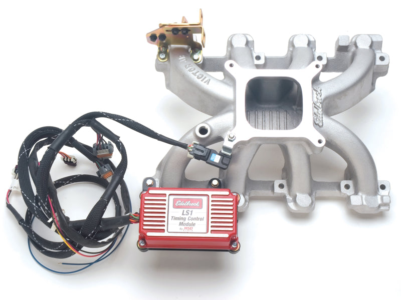 Edelbrock Manifold, LS1 Victor Jr, EFI to Carbureted conversion 2908 Photo - Primary
