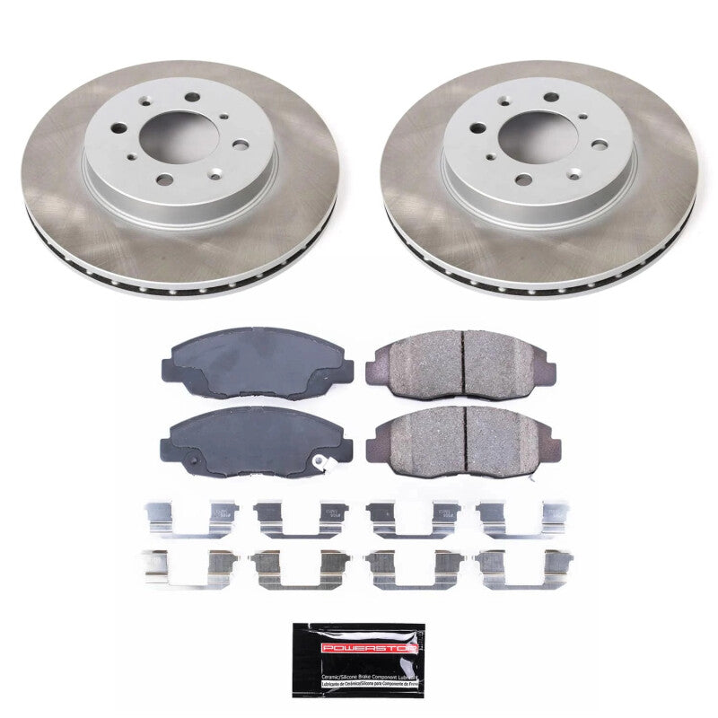PowerStop Power Stop 10-14 Honda Insight Front Semi-Coated Rotor Kit SC690 SC690 Photo - Primary