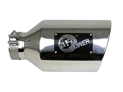 aFe Power MACH Force-Xp 304 Stainless Steel Clamp-on Exhaust Tip - Polished 49T40801-P15 49T40801-P15 Photo - Unmounted