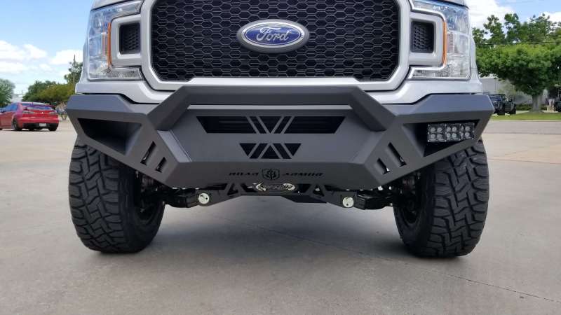 Road Armor 18-20 Ford F150 SPARTAN Front Bumper Bolt-On Pre-Runner Guard - Tex Blk 6181XFPRB 6181XFPRB Photo - Primary
