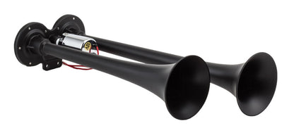 Kleinn Air Horns Kleinn Black Dual Horn/ 15In/12.25In - XCR2.0 Coated Zinc Alloy 102-1 102-1 Photo - Primary