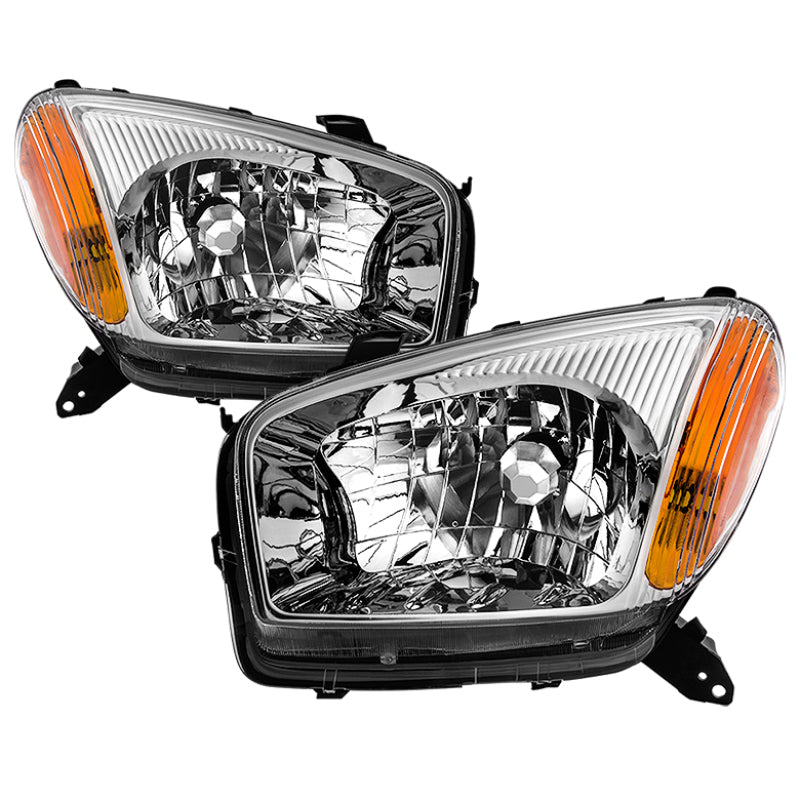 SPYDER xTune Toyota RAV4 2001-2003 OEM Style Headlights - Chrome HD-JH-TRAV4-AM-C 9036002 9036002 Photo - Primary