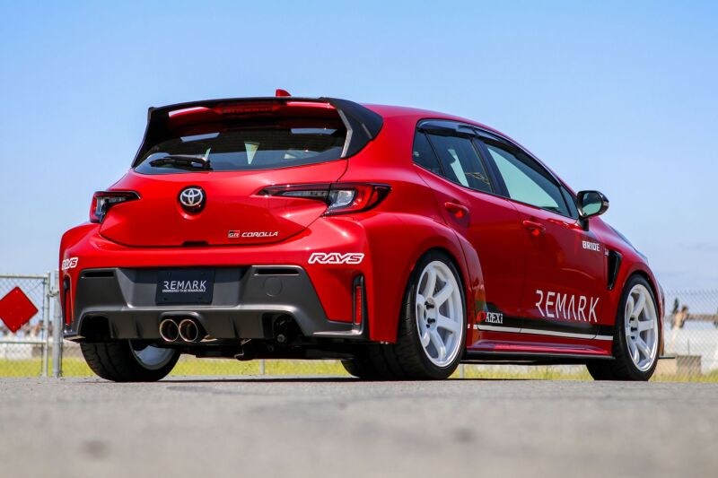 Remark 24+ Toyota GR Corolla Dual Center Exit w/ Resonator Burnt Stainless Steel Catback Exhaust, RK-C2076T-05TC RK-C2076T-05TC User 1