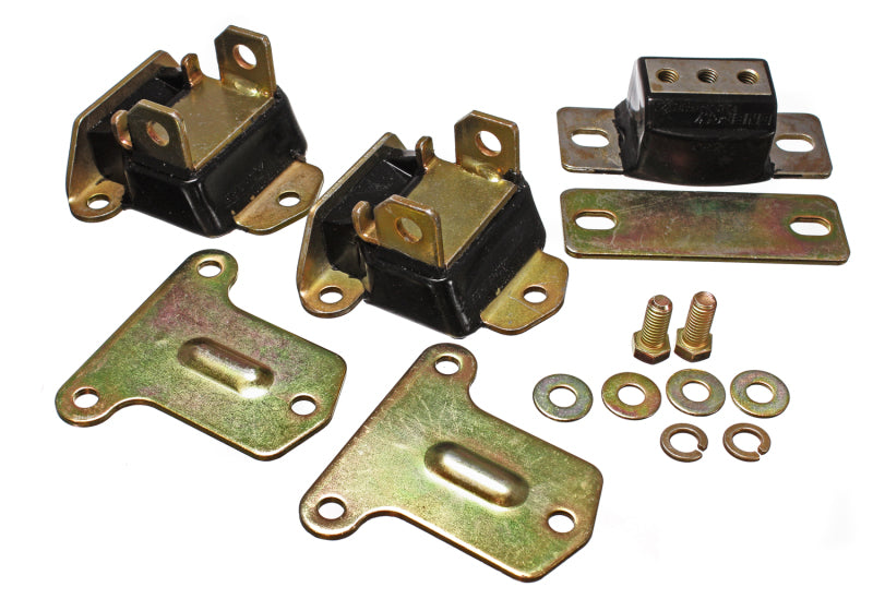 Energy Suspension Motor And Transmission Mount Black Chevrolet Camaro All 1970-1972 3.1122G Photo - Primary