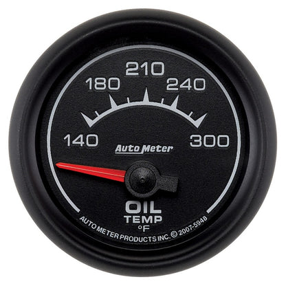 AutoMeter Gauge Oil Temp 2-1/16in. 140-300 Deg. F Electric Es 5948 5948 Photo - Primary