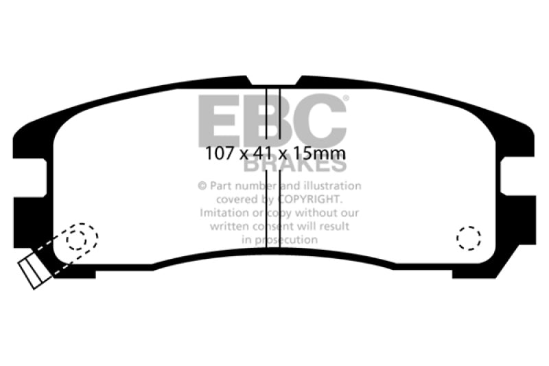 EBC Disc Brake Pad Set DP4738R Photo - Primary