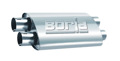 Borla 2.25in Dual In/Out 19in x 9.5in x 4in Turbo XL Muffler 400287 400287 Photo - Primary