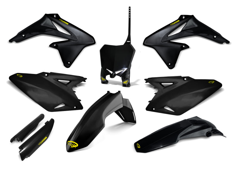 Cycra 08-17 Suzuki RMZ 250-450 Powerflow Body Kit Black 1CYC-9322-12 1CYC-9322-12 Photo - Primary