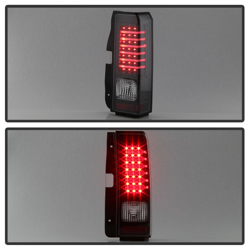 SPYDER Xtune Hummer H3 06-09 ( Non H3T ) LED Tail Lights Black ALT-ON-HH306-LED-BK 5017697 5017697 Photo - Unmounted