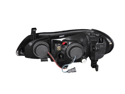 Anzo 2000-2004 Infiniti I30 Projector Headlights w/ Halo Black 121077 Photo - Unmounted