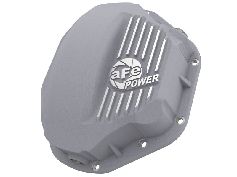 aFe Street Series Rear Differential Cover Raw w/ Machined Fins - Dodge Die 46-70030 Photo - Primary