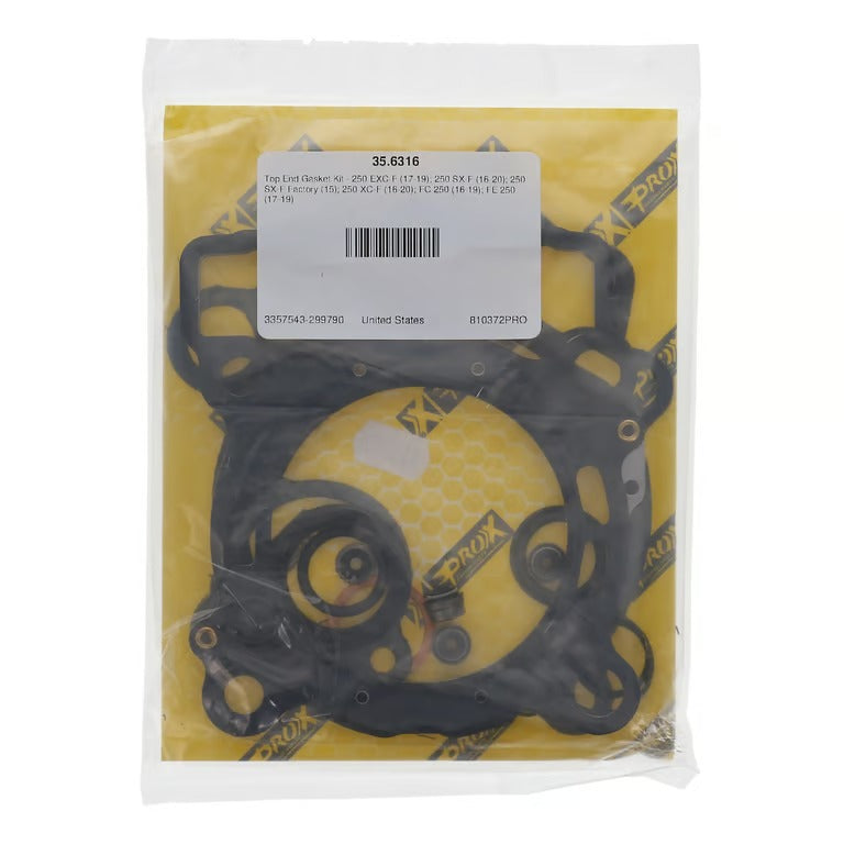 ProX KTM250SX-F 16-22/FC250 16-22 Top End Gasket Set 35.6316