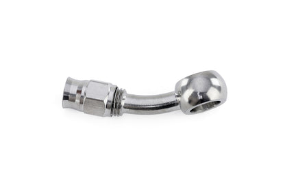 HPS Performance Products Compression Teflon Hose End to AN Female with 10mm Banjo for PTFE Hose, Stainless Steel