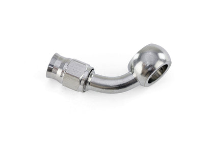 HPS Performance Products Compression Teflon Hose End to AN Female with 10mm Banjo for PTFE Hose, Stainless Steel