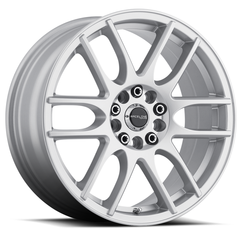 Raceline 141S Mystique 16x7in / 5x112/5x120 BP / 40mm Offset / 74.1mm Bore - Gloss Silver Wheel 141S-67091+40 141S-67091+40 Photo - Primary