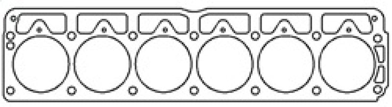Cometic Amc/Jeep 4.0L Inline 6 .050" Mls-5 Head Gasket, 3.950" Gasket Bore C5987-050 Photo - Unmounted