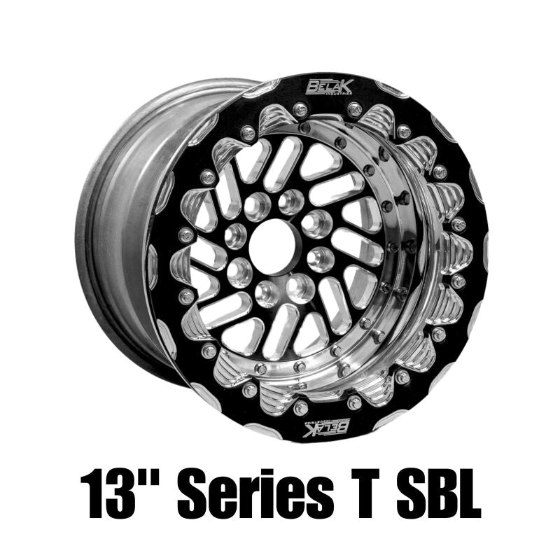Belak Wheels Belak 13x11 / 5in BS / 4x100 BP / High Pad / Series Twisted Wheel - Double Beadlock 13114100ST5BS-DBL 13114100ST5BS-DBL Photo - Primary