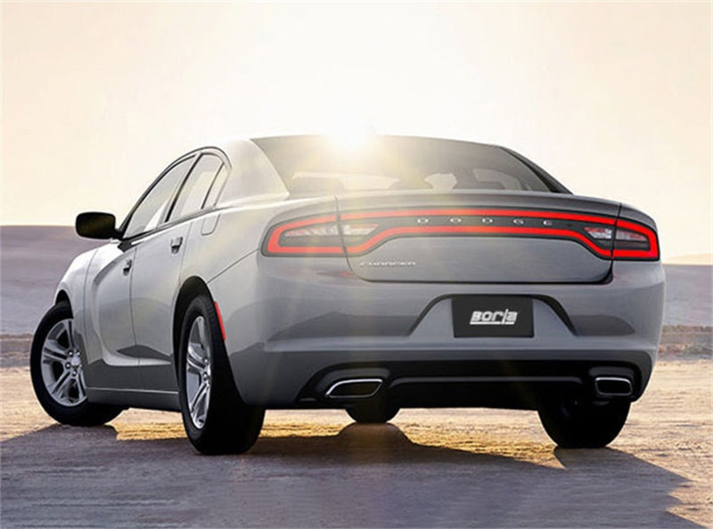 Borla 15-16 Dodge Charger 3.6L V6 ATAK Cat Back Exhaust (Uses Factory Valence) 140686 140686 Photo - Close Up