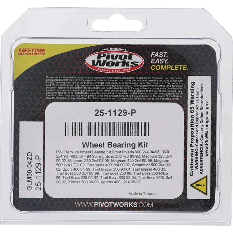 Pivot Works Pw Premium Wheel Bearing 25-1129-P 25-1129-P Photo - Primary